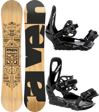 Snowboard RAVEN Solid Classic 155cm + wiązania S230