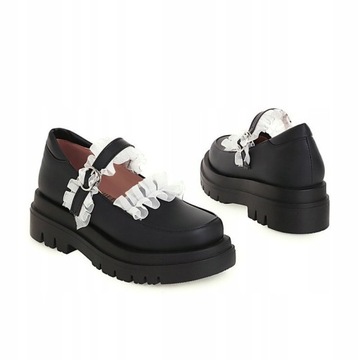 buty na platformie mary jane lolita buty z polaru
