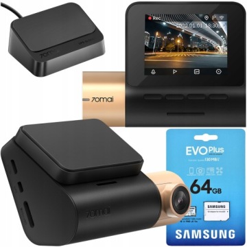 Kamera 70mai Dash Cam Lite 2 + GPS + karta 64GB