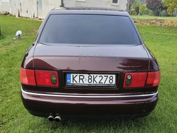 Audi A8 D2 Sedan 4.2 40V quattro 310KM 2000 Bordowe AUDI 4.2 quattro alcantara jasne wnętrze, zdjęcie 2