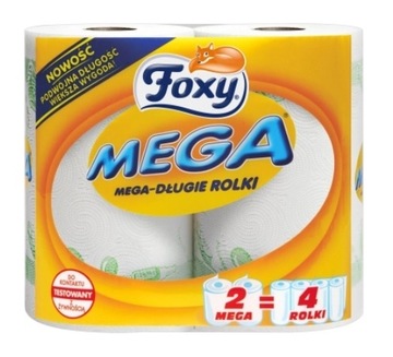 Ręczniki papierowe kuchenne Mega Foxy 2 sztuki