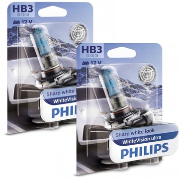 Philips Żarówki White Vision Ultra HB3 3800K