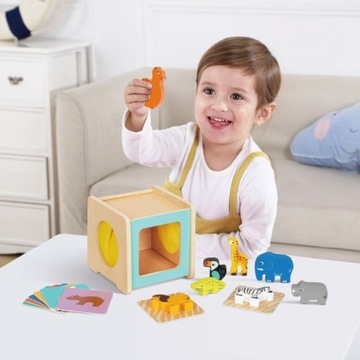 Коробка коробка XXL Montessori Education 7in1 Sensory 31-36 месяцев взяла