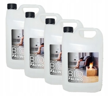 PALIWO DO BIOKOMINKA ZAPACH POMARAŃCZA 4x5L