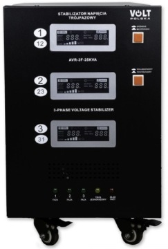 3-ФАЗНЫЙ СТАБИЛИЗАТОР НАПРЯЖЕНИЯ VOLT AVR PRO 25000W ДЛЯ ФОТОЭЛЕКТРИЧЕСКОГО НАСОСА