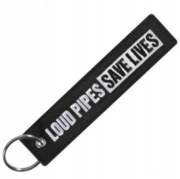 Brelok LOUD PIPES SAVE LIVES zawieszka do kluczy