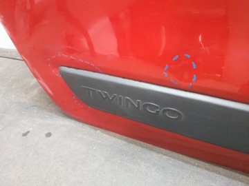 DVEŘE ZADNÍ PRAVÉ RENAULT TWINGO III 3