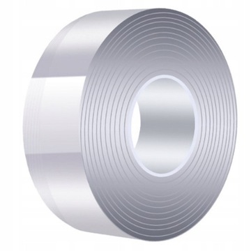 НАНО ЛЕНТА ПРОЧНАЯ ДВУХСТОРОННЯЯ МНОГОРАЗОВАЯ АКРИЛОВАЯ РЕЗИНА ДЛИНОЙ 3см 5м