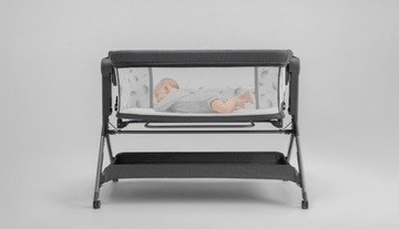 Lionelo Leonie Plus Grey Stone дополнительная кровать, колыбель 3-в-1