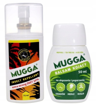 MUGGA STRONG 50% ДЭТА против комаров, клещей + ЛОСЬОН