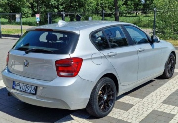 BMW Seria 1 F20-F21 Hatchback 5d 114d 95KM 2013 BMW Seria 1 Srebrna BMW f20 1.6D Alu Klima 1.6 Diesel 95KM, zdjęcie 3