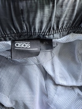 ASOS szare krótkie szorty spodenki plażowe XXL