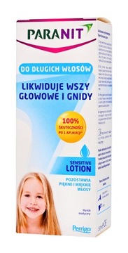 PARANIT Sensitive Lotion eliminujący wszy i gnidy do włosów długich 150ml
