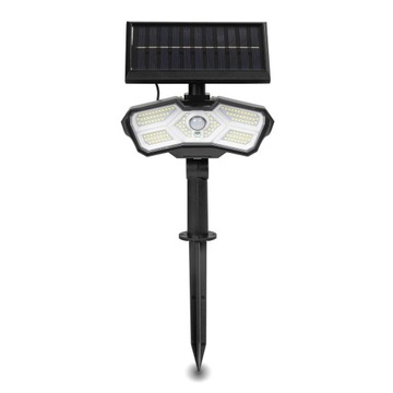 EASYmaxx LED солнечный точечный светильник с датчиком движения - черный