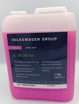 ASO PŁYN CHŁODNICZY -35' G12evo VW,SKODA,SEAT 5l