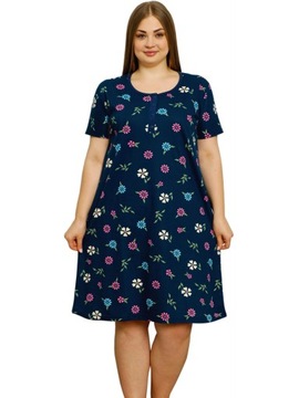 НОЧНАЯ РУБАШКА 4 пуговицы PLUS SIZE LINE oversize БОЛЬШОЙ РАЗМЕР большой 3XL