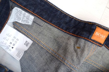 HUGO BOSS ORANGE MĘSKIE SPODNIE JEANS 34/32 PAS 92 CM