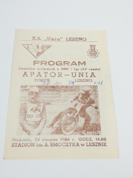 DMP APATOR TORUŃ UNIA LESZNO 19861
