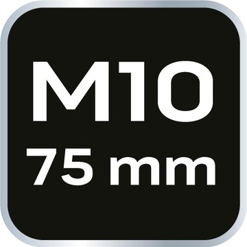 Шлицевой наконечник M10 x 75 мм S2 x 2 шт. НЕО 10-908