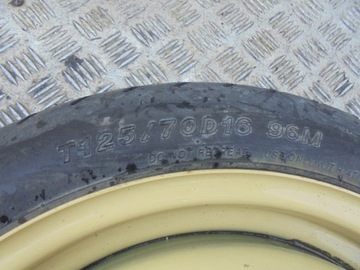 28. KOLO DOJEZDOVÉ LANCER X 125/70/16 5X114.3