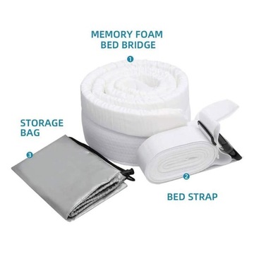 Домашняя кровать Bridge Split Соединитель кровати Наполнитель зазоров матраса Зажим 5 см 200x30 см