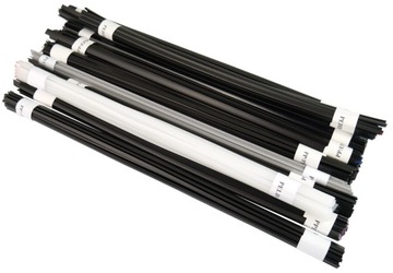 Spoiwa do spawania plastiku Tworzywo 1kg 10x100g zestaw popularnych spoiw