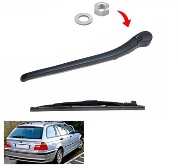 RAMIĘ + PIÓRO WYCIERACZKA TYŁ BMW 3 E46 KOMBI