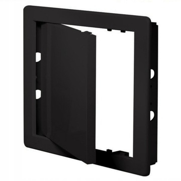 DRZWI REWIZYJNE KLAPA 15x15 PLASTIKOWE ABS CZARNE