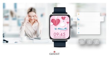 СМАРТ-ЧАСЫ GIEWONT GW230-4 BT ВЫЗОВ ТЕМПЕРАТУРЫ SMS