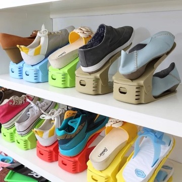 ORGANIZER UCHWYT STOJAK NA BUTY OBUWIE RÓŻOWY