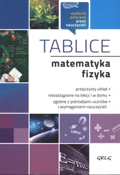 TABLICE: MATEMATYKA + FIZYKA GREG BEATA..