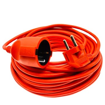PRZEDŁUŻACZ OGRODOWY BUDOWLANY DO KOSIARKI LAMPEK GRUBY KABEL DO OGRODU 30M