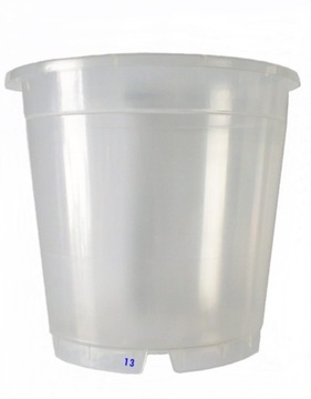 DONICZKA TRANSPARENTNA DO UPRAWY STORCZYKÓW 13 CM