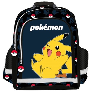Plecak Szkolny Jednokomorowy Pokemony Pikachu 41cm