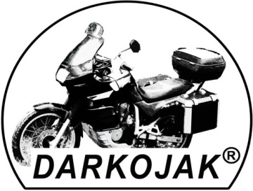 Мотоциклетный дефлектор ветрового стекла DARKOJAK 25x14