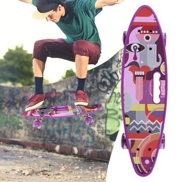 Портативный детский скейтборд на четверку.