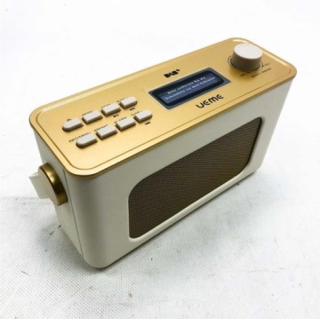 Цифровое радио UEME Retro с Bluetooth, FM-радио DAB, кожаная отделка