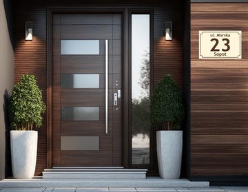 АДРЕСНАЯ ТАБЛИЧКА с номером дома, доска 30х20 см.