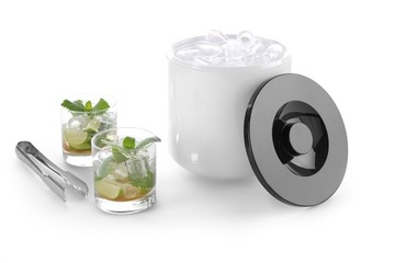 Контейнер для белого льда с черной крышкой, 5л.