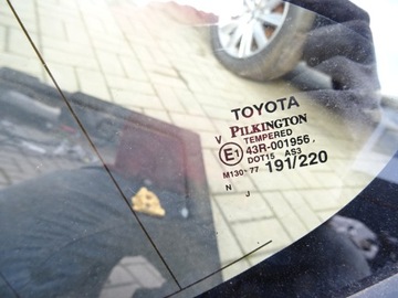 SKLO (OKNO) KAROSERIE ZADNÍ LEVÝ TOYOTA HIGHLANDER 2021