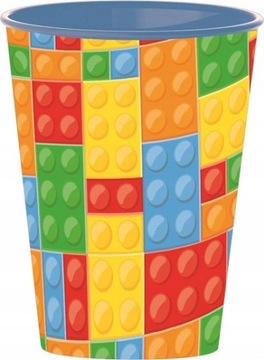 Kubek plastikowy 260 ml KLOCKI