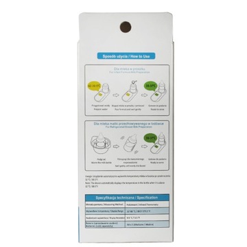 ТЕРМОМЕТР для молока, детского питания MILKCHECKER на батарейках