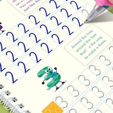 ВОЛШЕБНЫЕ КНИГИ ДЛЯ ИЗУЧЕНИЯ ЯЗЫКА, ПИСЬМА, СЧЕТА, РИСОВАНИЯ, КАЛЛИГРАФИИ