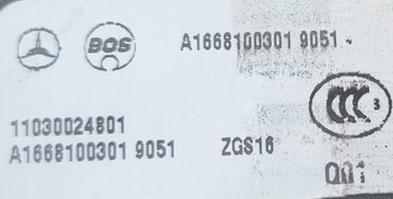 MERCEDES ML GLE W166 ROLETA KUFRU A1668100301