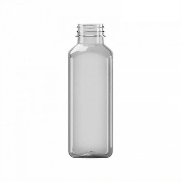 Butelka PET kwadratowa bezbarwna 500ml 100szt.