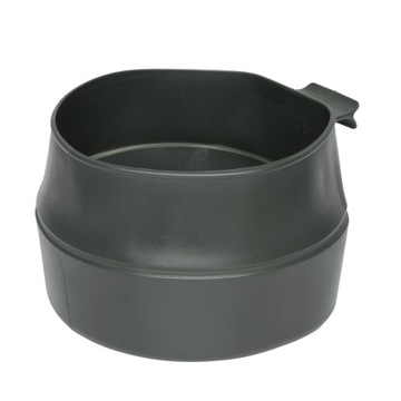 SZWEDZKI DUŻY SKŁADANY KUBEK TURYSTYCZNY WILDO 600 ml Olive Oliwkowy
