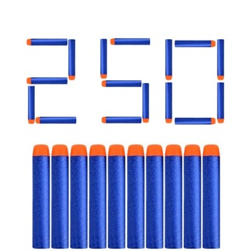 250 szt STRZAŁKI DO NERF ELITE N-STRIKE WYRZUTNI