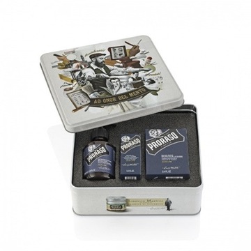 Zestaw do brody Proraso Beard Kit Azur Lime