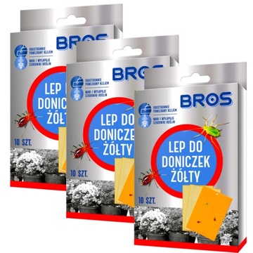 BROS LEP na mszyce ziemiórki DO DONICZEK 3x10szt