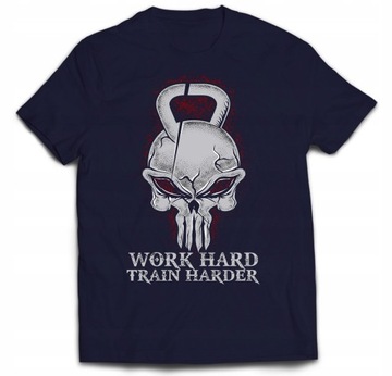 WORK HARD TRAIN HARDER SIŁOWNIA PUNISHER XL